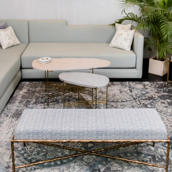 Elan Amadeus Bench (Antique Gold Finish)