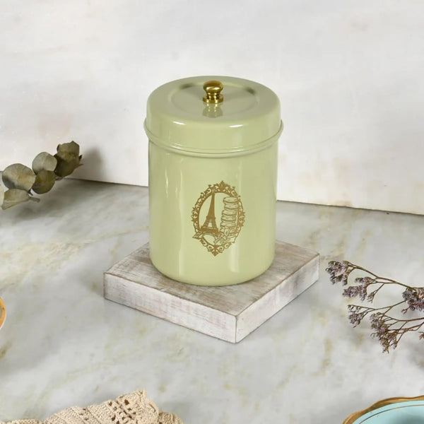 Elan Paris Canister Jar (500ml, Pistachio)