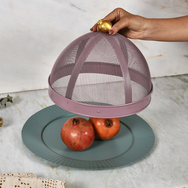 Elan Pomegranate Cake Cover, 10 Inches (Mauve)