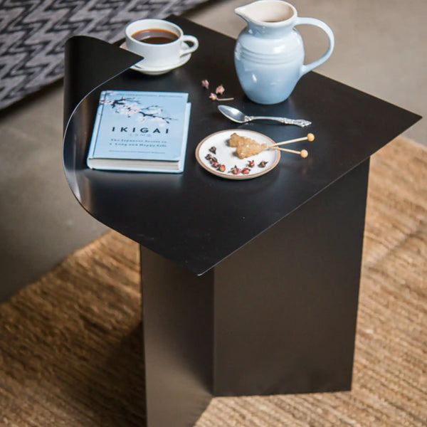 Elan Concord Square End Table (Matt Black)