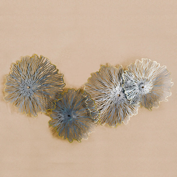 Elan Dhoora wall sculpture Large (Set of 2 ,Natural finish)