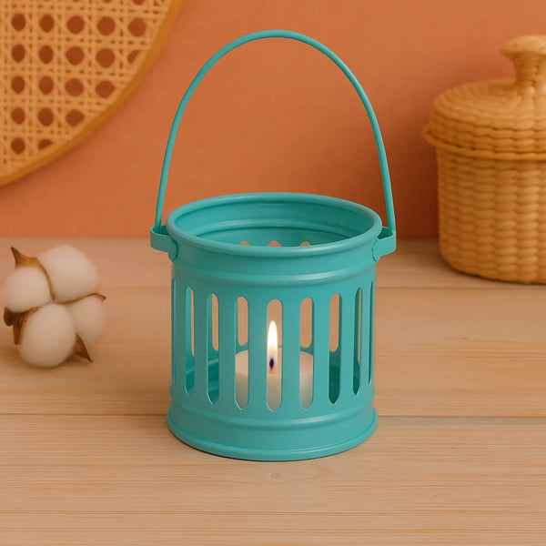 Elan Slitty Votive (Set of 2, Aqua)
