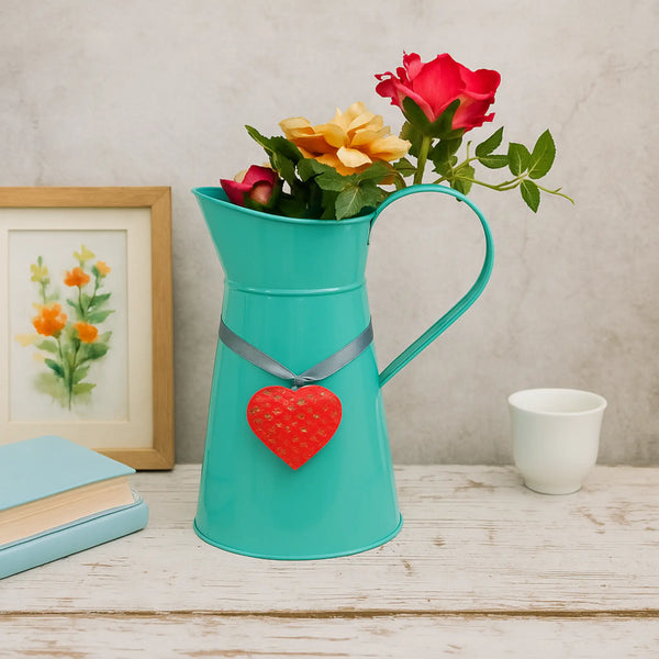 Elan amphora pitcher of love (Aqua)
