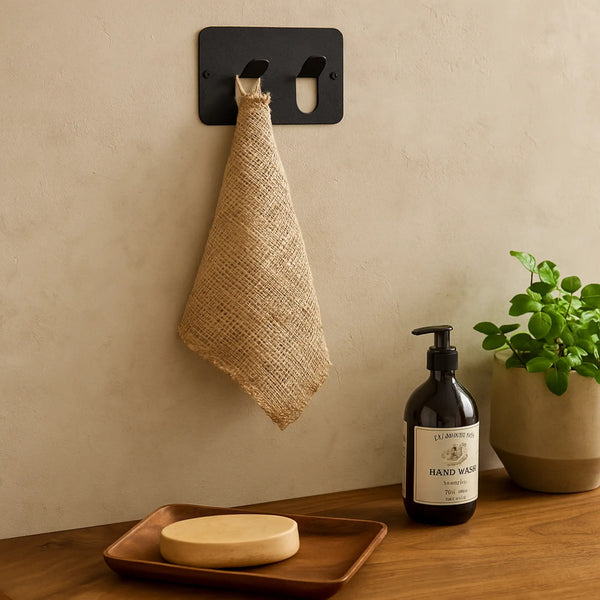 Elan Union 2 Hooks Rack (Black)