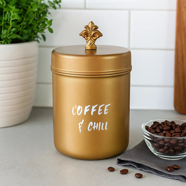 Elan Coffee & Chill Canister (Golden)