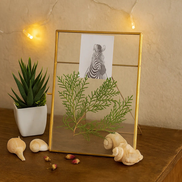 Elan Pressed Glass Photo Frame (6X8IN)