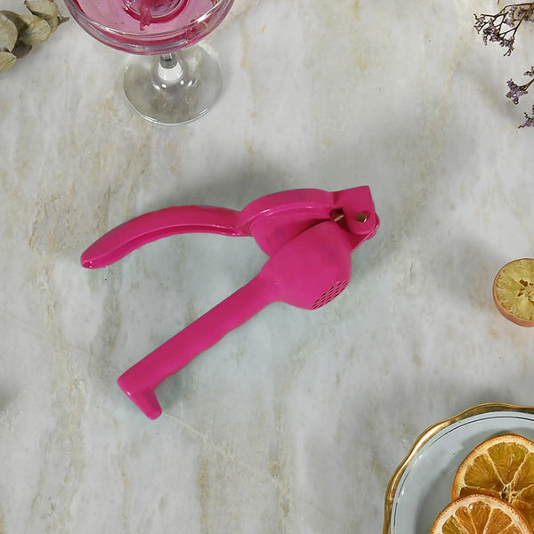 Elan Citric Aluminium Lemon Squeezer (Rubine Pink)