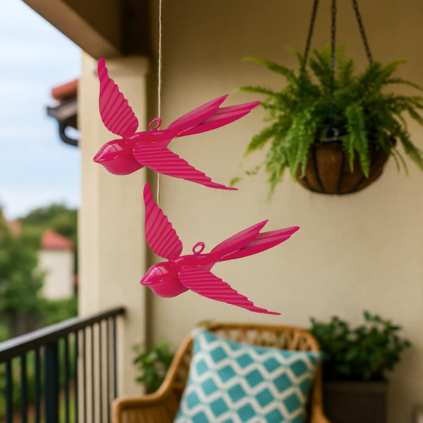 Elan Rockstar Bird - Set of 2 (Hot Pink)