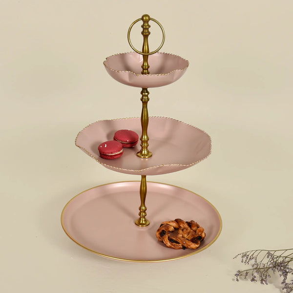 Elan Kesar 3-Tier Cupcake Stand (Nude Gold)