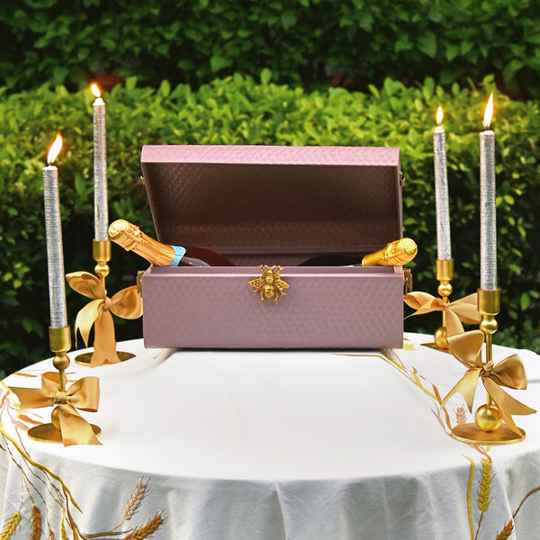 Elan Elan Royal Hive Long Trunk Storage Box (Mauve)