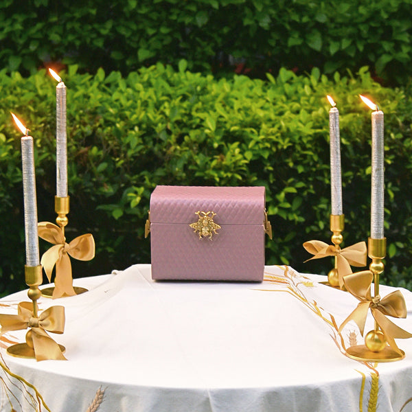 Elan Elan Royal Hive Small Trunk Storage Box (Mauve)