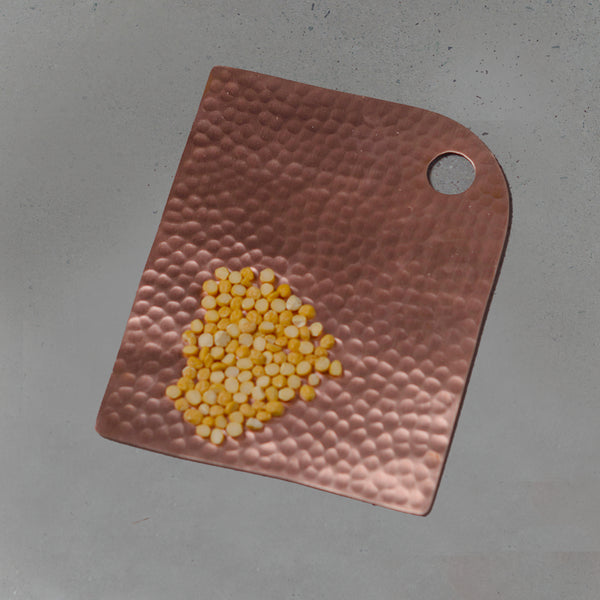 Elan Chokor Platter (Set of 2, Copper Finish)