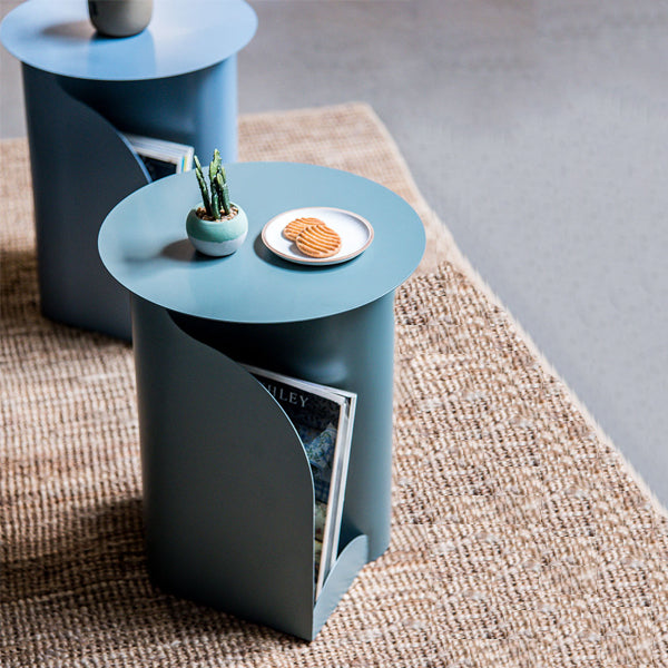 Elan Capire End Table with In-Built Magazine Holder
