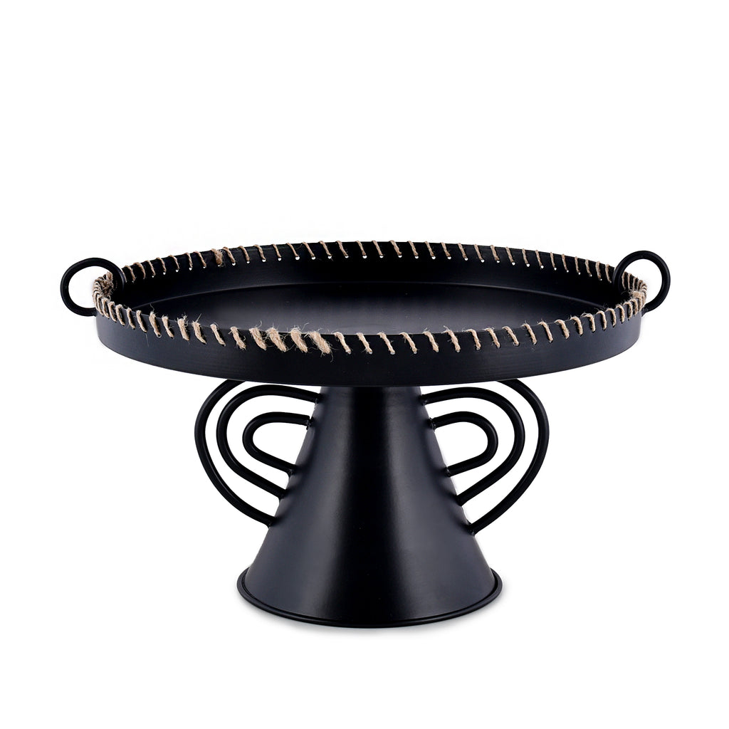 Modern Decorative Black Stem Metal Cake Stand – WallMantra