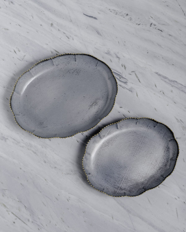 Elan Kesar Oval Platter (Medium, Galva)