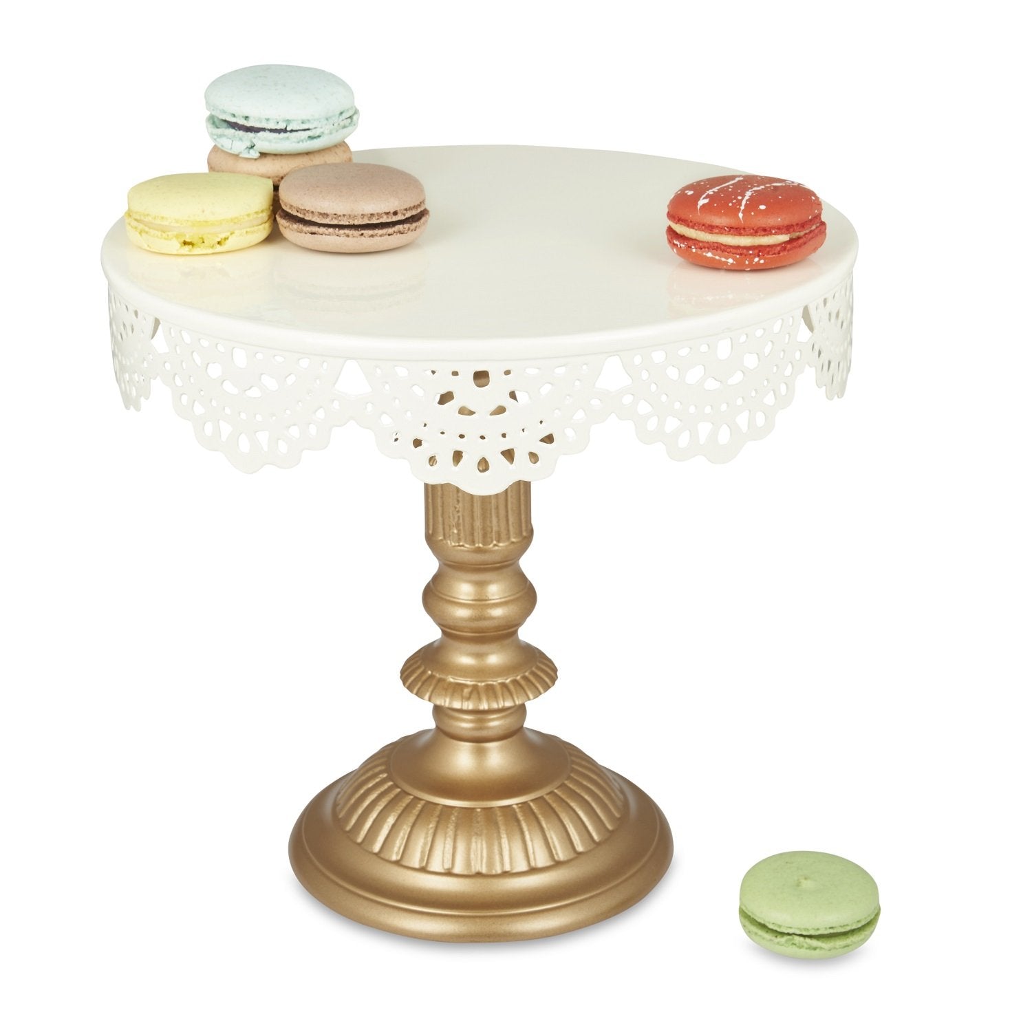 Two Tier Cake Stand With Butterfly