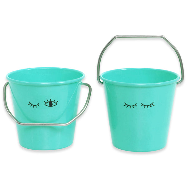 Elan Wink Mini Buckets (Aqua, Set of 2)