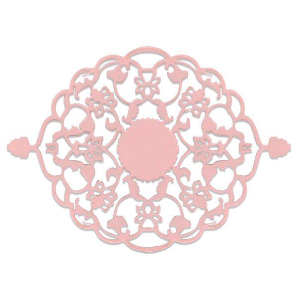 Elan Ornate Motif for Home & Gift Wrapping (Powder Pink)