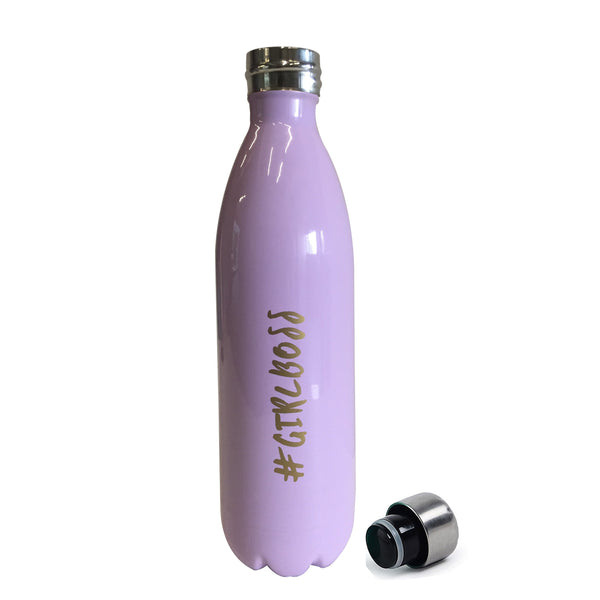 Elan Girl-Boss Insulated Water Bottle, Stainless Steel, 750ml