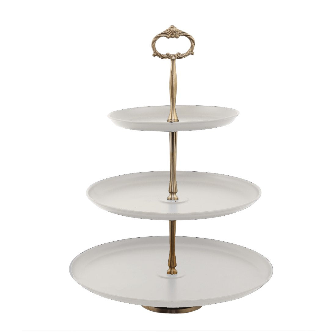 Buy SOPRETY Metal White Cake Stand 9.8in Round, Dessert Display Stand Cake  Holder, Decor for Wedding, Birthday, Party, Round, Stainless Steel Online  at Low Prices in India - Amazon.in